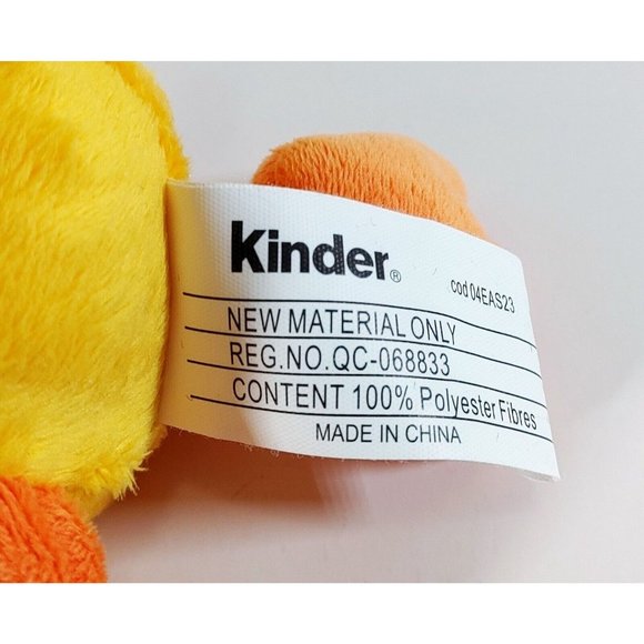 Ferrero Kinder Surprise Yellow Chick 10" Plush Toy Stuffed Animal Easter 2023 - Picture 4 of 4
